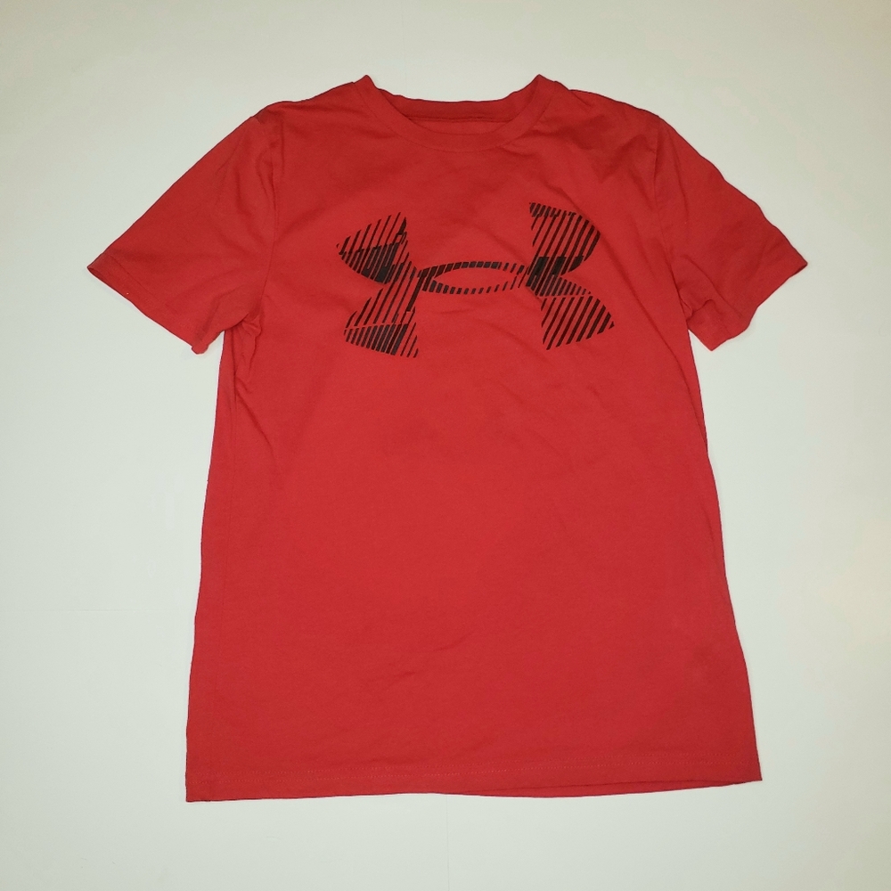 Under Armour Youth Boys Red T-Shirt, Size Large